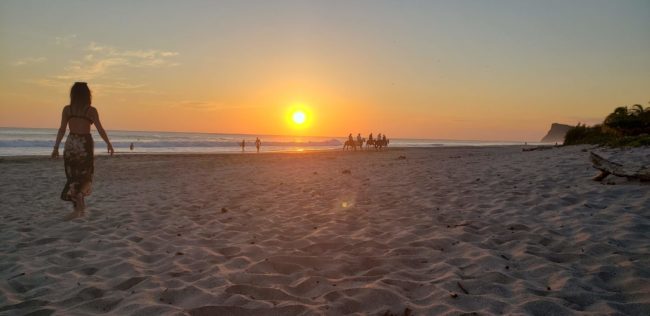 Sunset with horse – Michigan boys